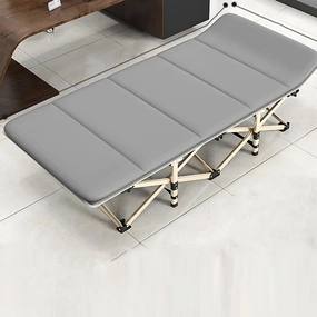 Portable Folding Adult Bed,Camping Cot Portable Camping Cot, Sleeping Bed Cots for Adults, Camping Bed Folding Cot 660LBS(Max Load) Comfortable Layer Oxford with Carry Bag for Outdoor Campi