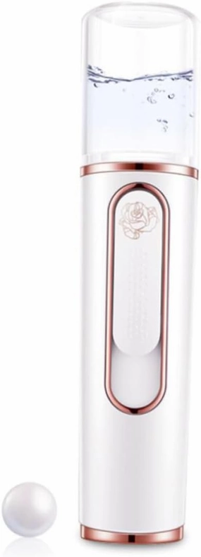 Portable Humidifer Nano Facial Mister Nano Mist Sprayer Rechargeable Mist Sprayers Facial Mist Facial Spa Nano Mist Cooler Facial Portable White