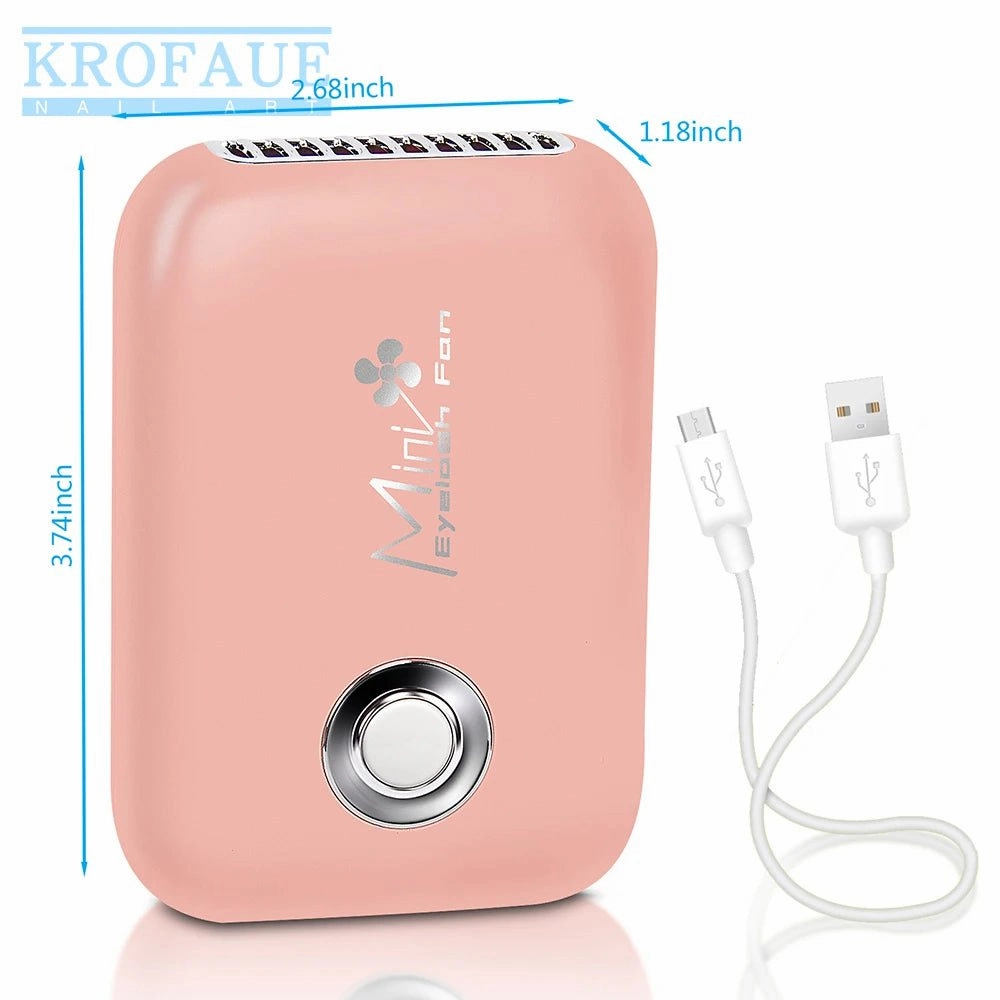 Portable mini air conditioner: KROFAUE eyelash fan dryer