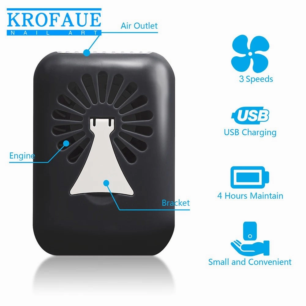 Portable mini air conditioner: KROFAUE eyelash fan dryer