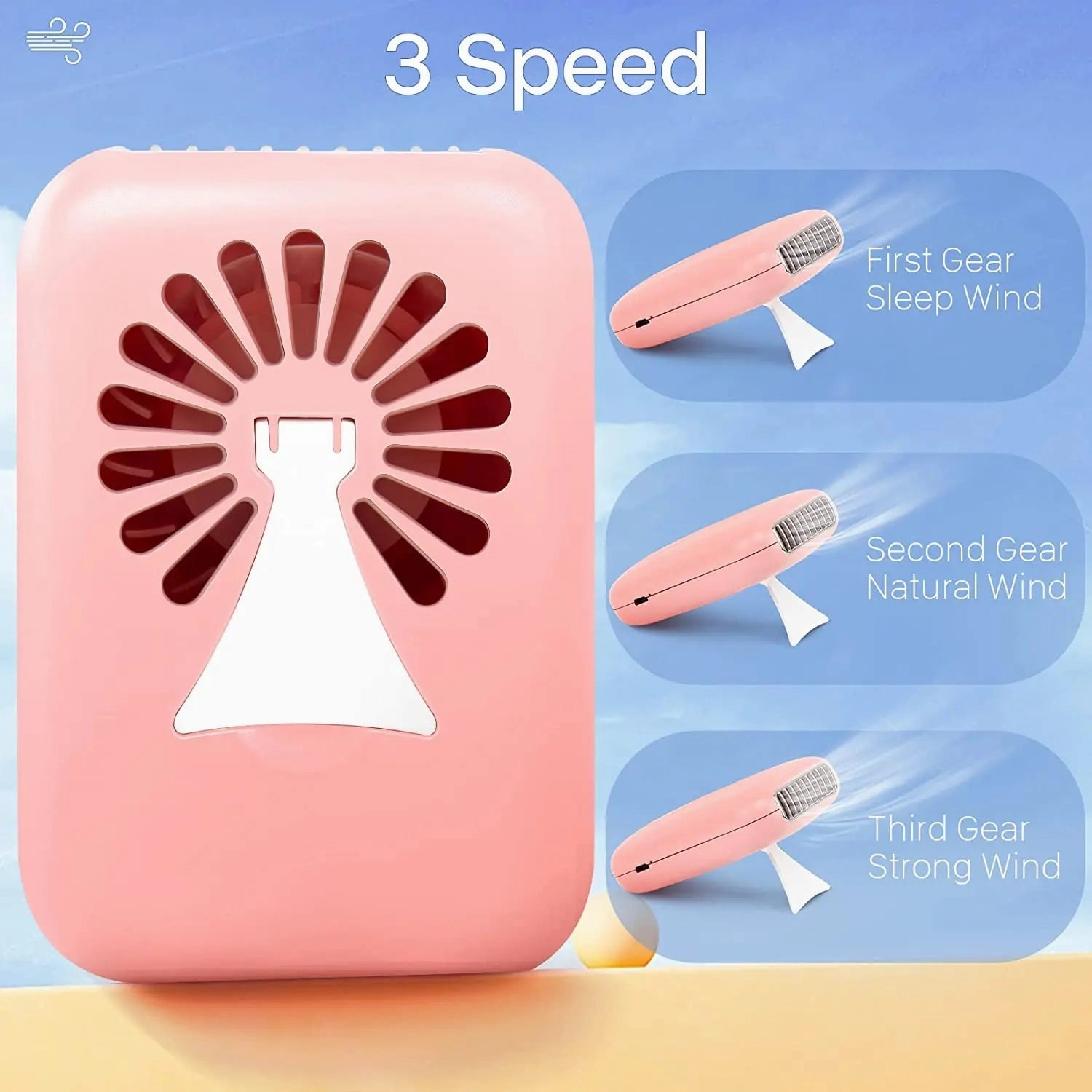 Portable mini air conditioner: KROFAUE eyelash fan dryer