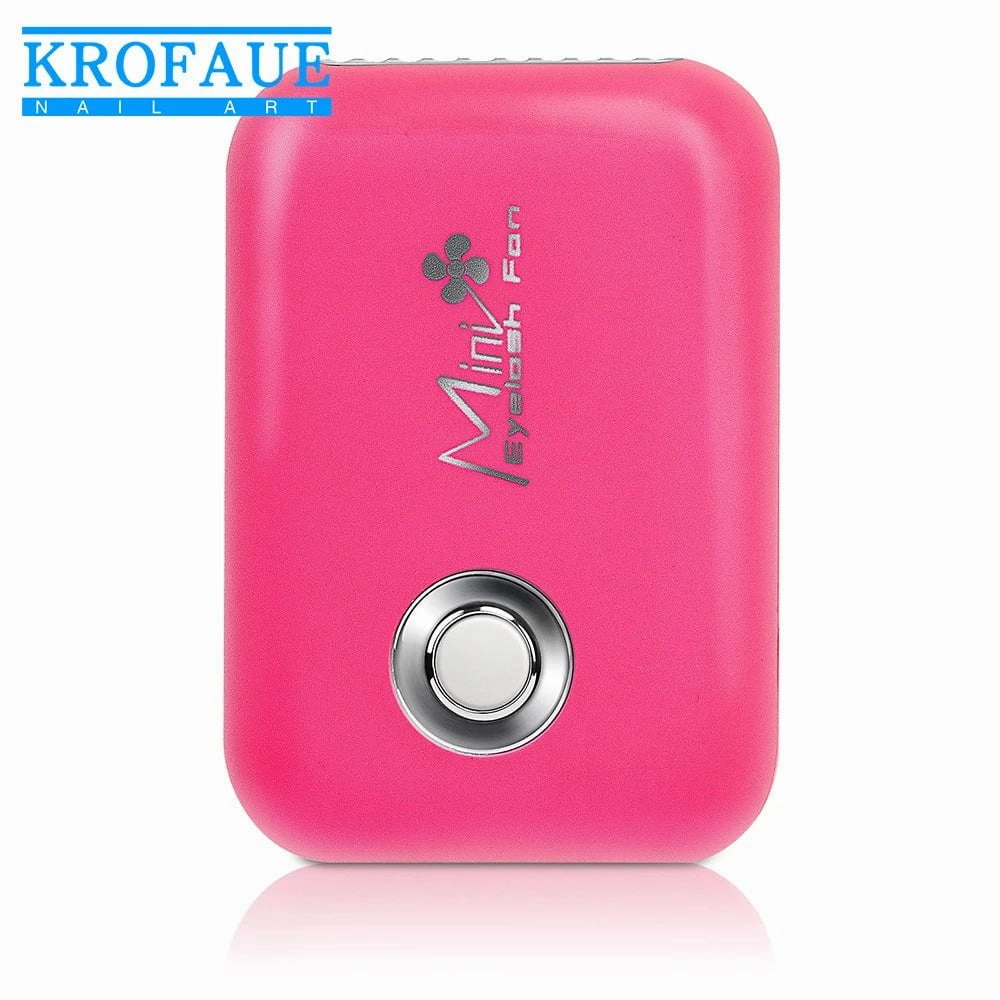 Portable mini air conditioner: KROFAUE eyelash fan dryer
