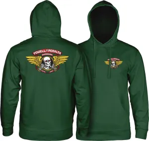 Powell Peralta Winged Ripper Hoody Sweatshirt, Alpine Green, Extra Large