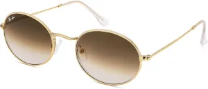 Pro Acme Retro Oval Sunglasses Glass Lens, Small Metal Frame Trendy 90s Sun Glasses for Women Men