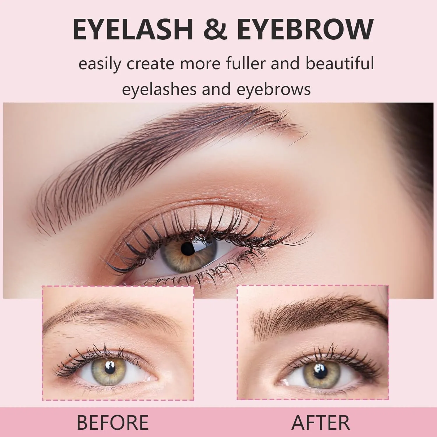 Professional Lash Lift and Brow Lamination Kit - 4 in 1 Eyelash Perm and Eyebrow Curling Set, Coffee - Suitable for Salon and Home Use