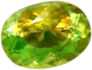 Rare Found 9.00 Ct Oval Cut Bi-Color Pitambari Sapphire Loose Stone Faceted for Jewellery Making