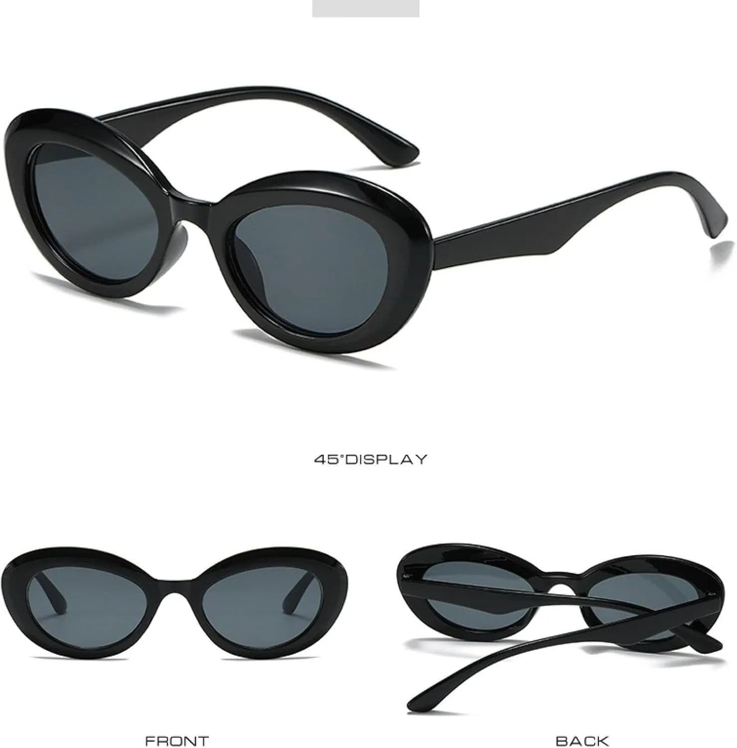Retro Luxury Small Oval Sunglasses Women and Men Fashion Vintage Sun Glasses Summer Traveling Shades Uv400