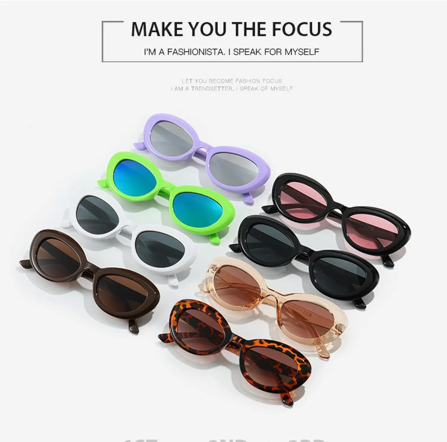 Retro Luxury Small Oval Sunglasses Women and Men Fashion Vintage Sun Glasses Summer Traveling Shades Uv400