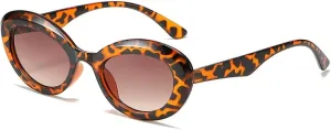 Retro Luxury Small Oval Sunglasses Women and Men Fashion Vintage Sun Glasses Summer Traveling Shades Uv400