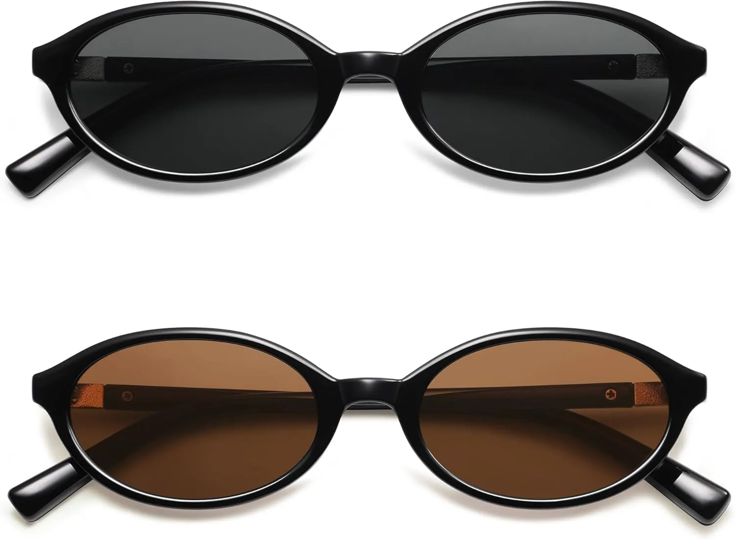 Retro Oval Sunglasses for Women Men Small 90s Trendy Vintage Fashion Trendy Funny Sun Glasses 2025 AP3728