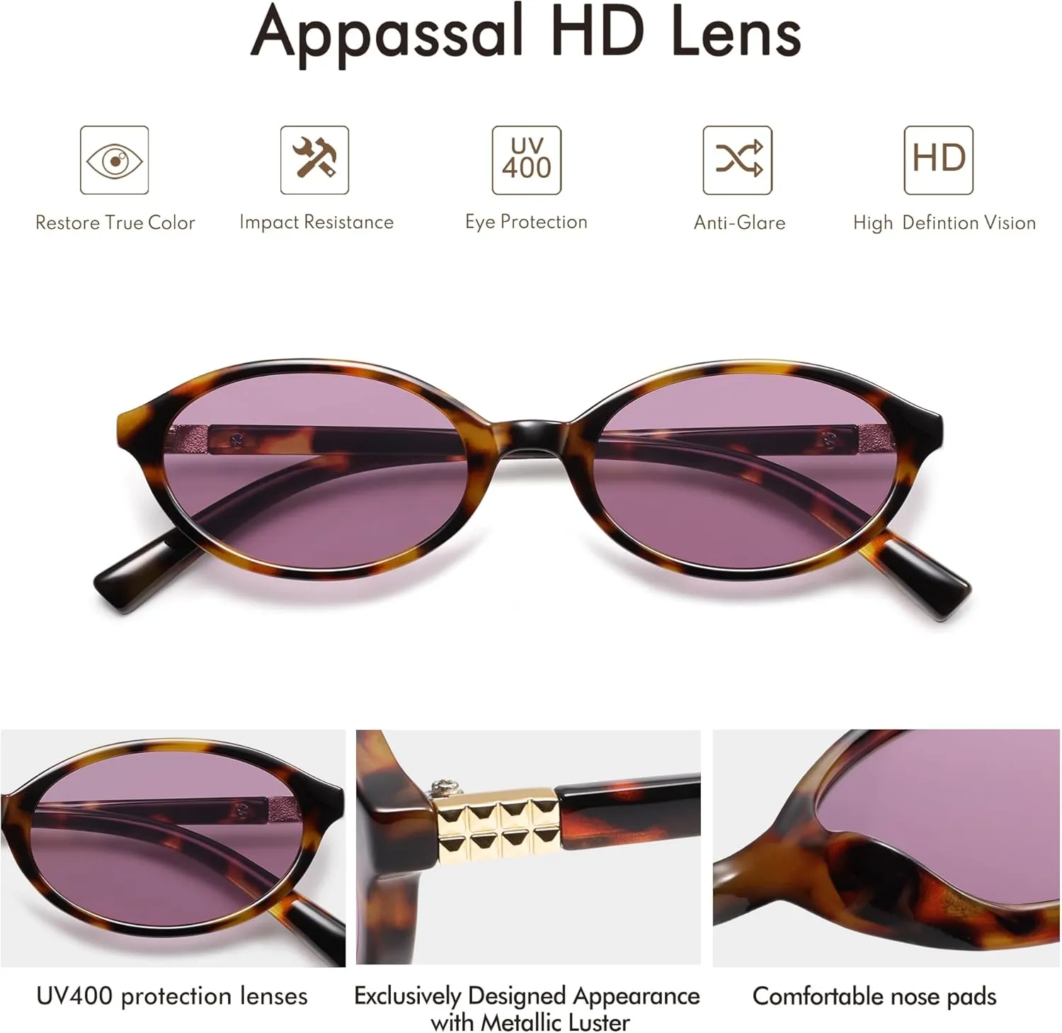 Retro Oval Sunglasses for Women Men Small 90s Trendy Vintage Fashion Trendy Funny Sun Glasses 2025 AP3728