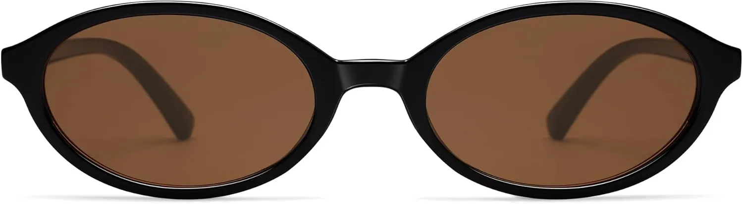 Retro Oval Sunglasses for Women Men Small 90s Trendy Vintage Fashion Trendy Funny Sun Glasses 2025 AP3728