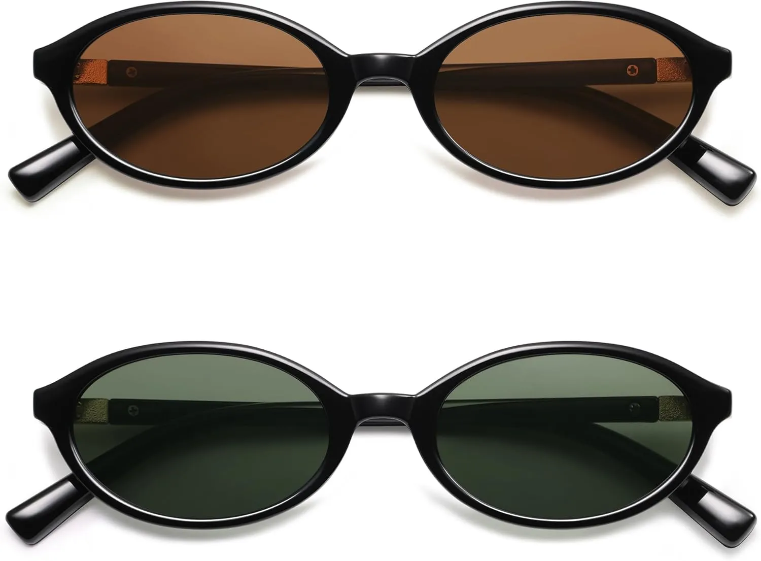 Retro Oval Sunglasses for Women Men Small 90s Trendy Vintage Fashion Trendy Funny Sun Glasses 2025 AP3728