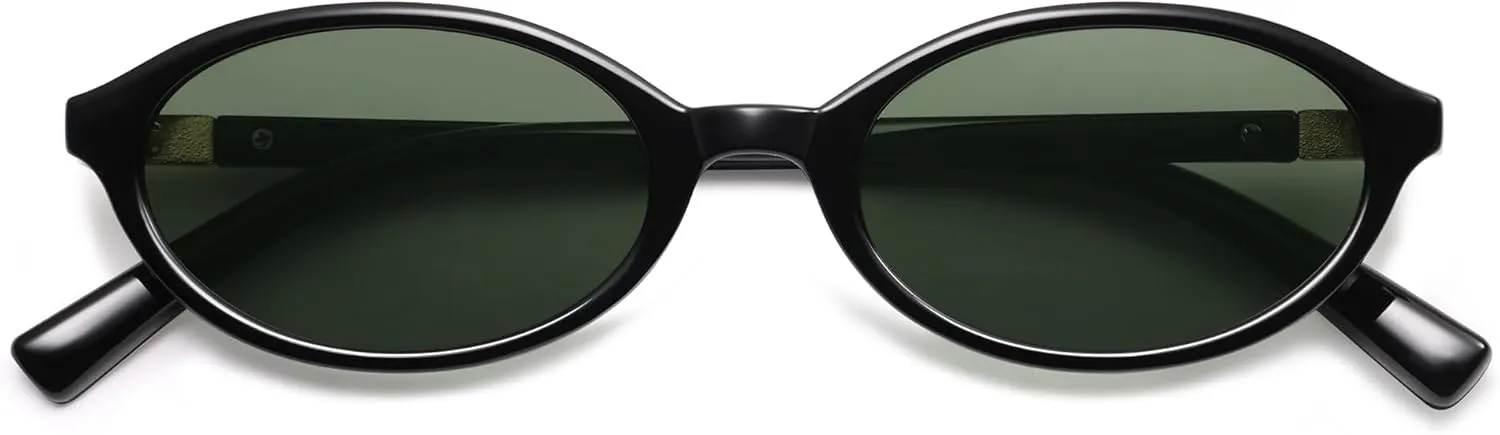 Retro Oval Sunglasses for Women Men Small 90s Trendy Vintage Fashion Trendy Funny Sun Glasses 2025 AP3728