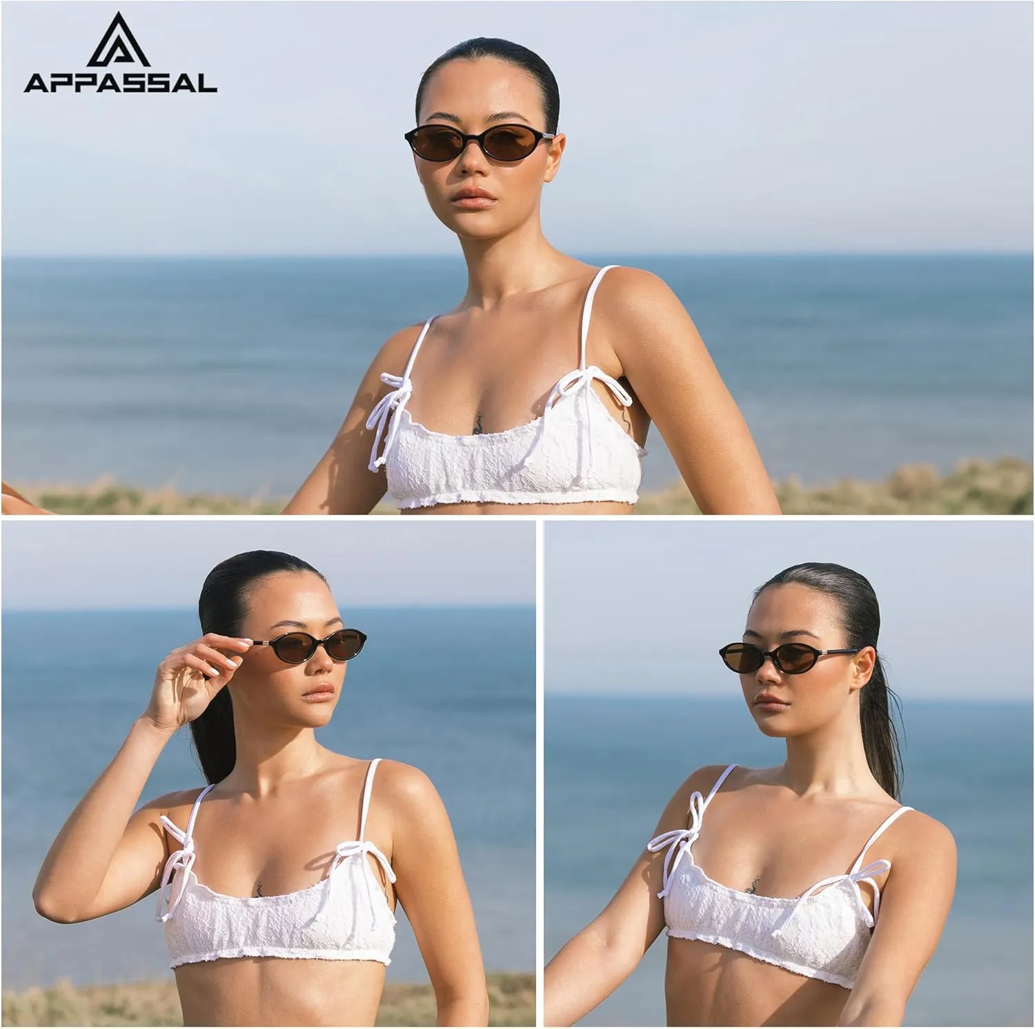 Retro Oval Sunglasses for Women Men Small 90s Trendy Vintage Fashion Trendy Funny Sun Glasses 2025 AP3728
