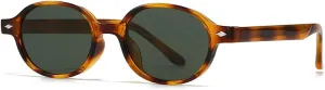 Retro Small Oval Sunglasses Women Shades Uv400 Fashion Rivets Men Sun Glasses