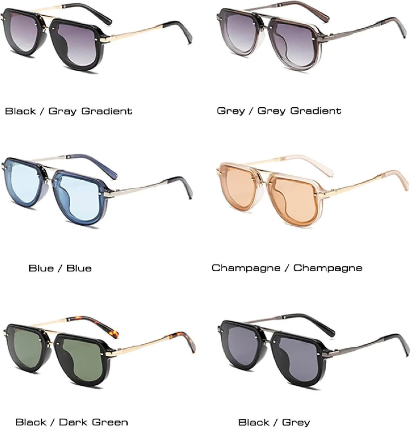 Retro Small Oval Women Luxury Sunglasses Fashion Uv400 Men Trending Punk Sun Glasses