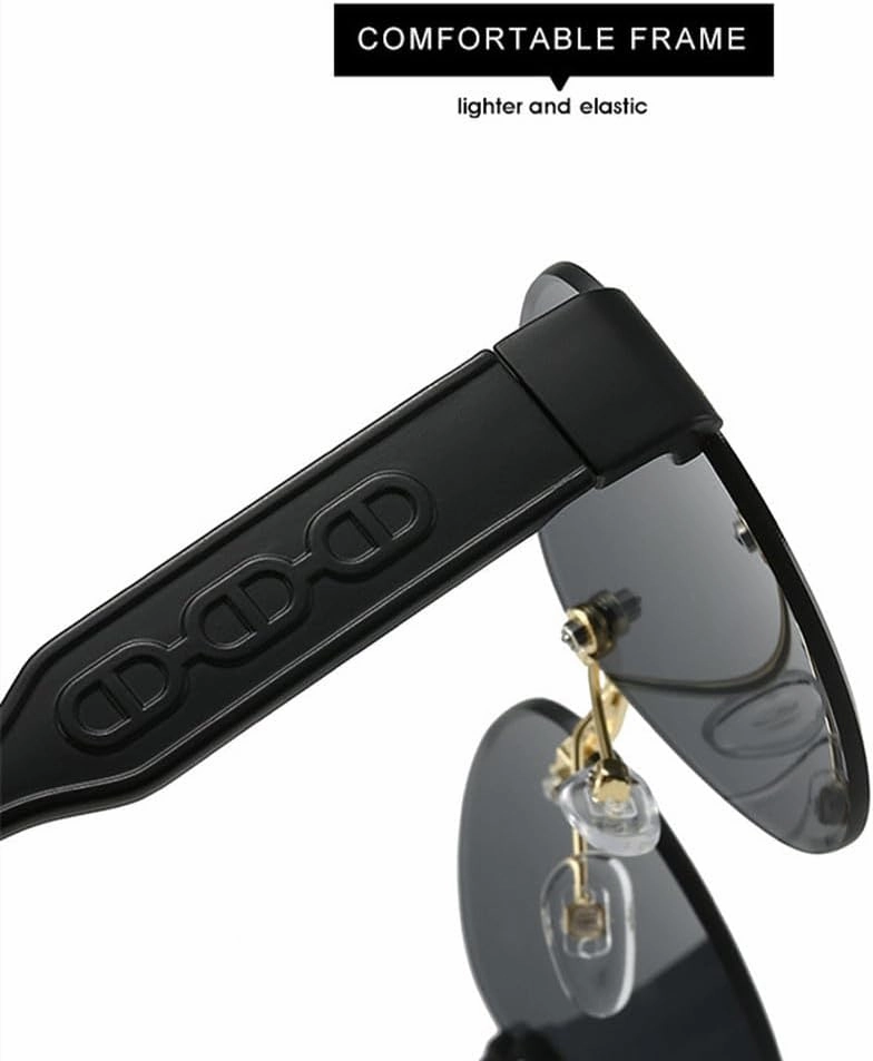 Retro Frame Oval Sunglasses for Women Men Driving Aviation Male Shades Lens Luxury Small Sun Glasses UV400