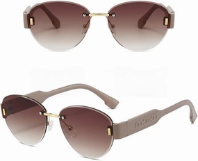 Retro Frame Oval Sunglasses for Women Men Driving Aviation Male Shades Lens Luxury Small Sun Glasses UV400