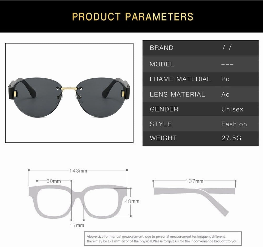 Retro Frame Oval Sunglasses for Women Men Driving Aviation Male Shades Lens Luxury Small Sun Glasses UV400