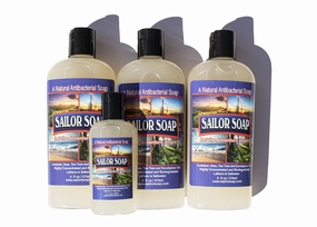 Sailor Soap Value Pack - Multi-purpose Camp & Outdoor Adventure Soap - Biodegradable - Fresh & Salt Water Lather - Gabriel Correctives Skin Care