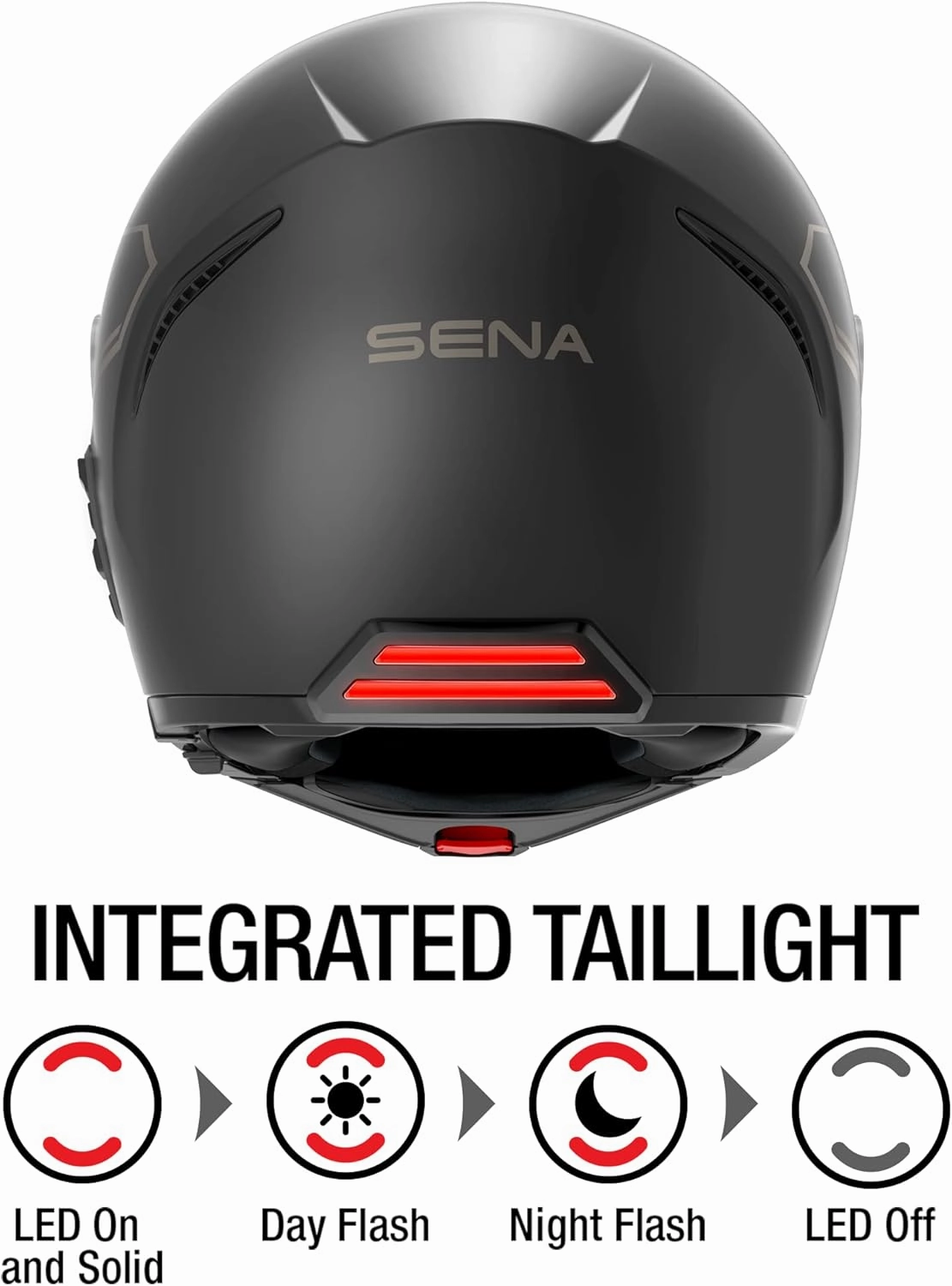 Sena Impulse DOT Flip Up Modular Bluetooth Helmet w/Sound by Harman Kardon Dual Visor Helmet with Integrated Mesh Intercom System / MP3 / Voice Dial (Matte Black, Large)