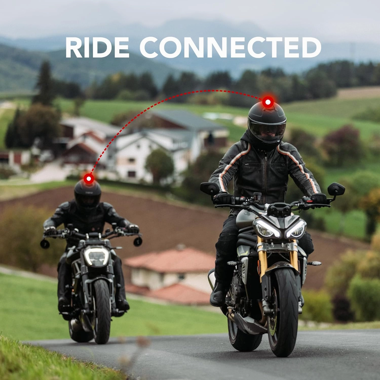 Sena Stryker Full Face Smart Helmet with Integrated Mesh and Bluetooth Communications, LED Taillight, and Sound by Harman Kardon, DOT (Matte Black, Large)