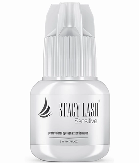 Sensitive Eyelash Extension Glue Stacy Lash 0.17fl.oz/5ml / 5-6 Sec Drying time/Retention – 4-5 Weeks/Black Adhesive/Professional Supplies