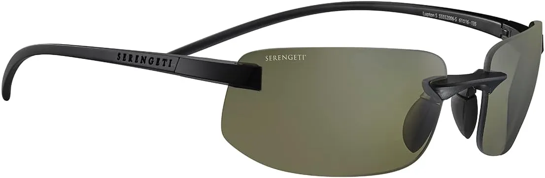 Serengetti Small Oval Lupton S Matte Black-PhD 2.0 555nm, Multi, One Size