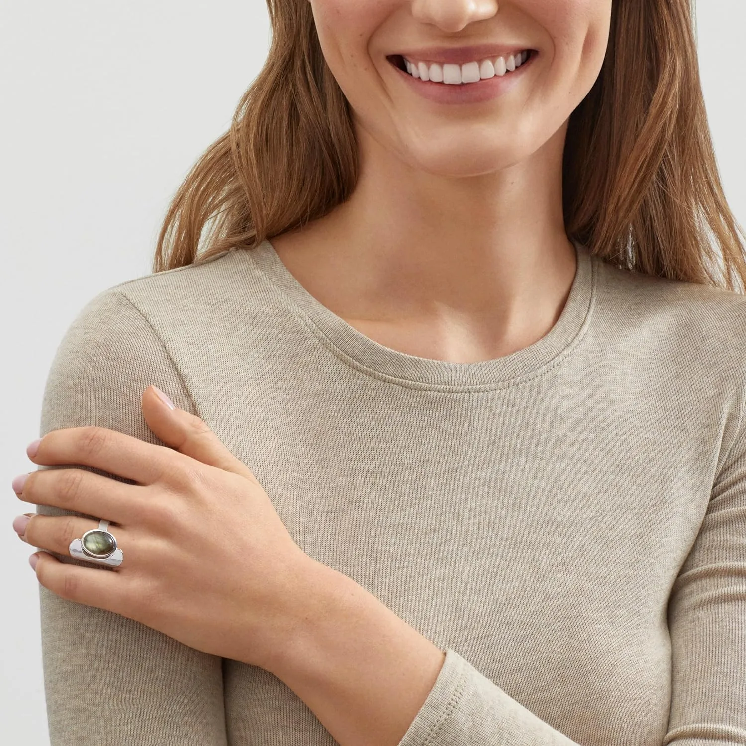 Silpada 'Powerful' Sterling Silver Labradorite Ring