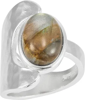 Silpada 'Powerful' Sterling Silver Labradorite Ring