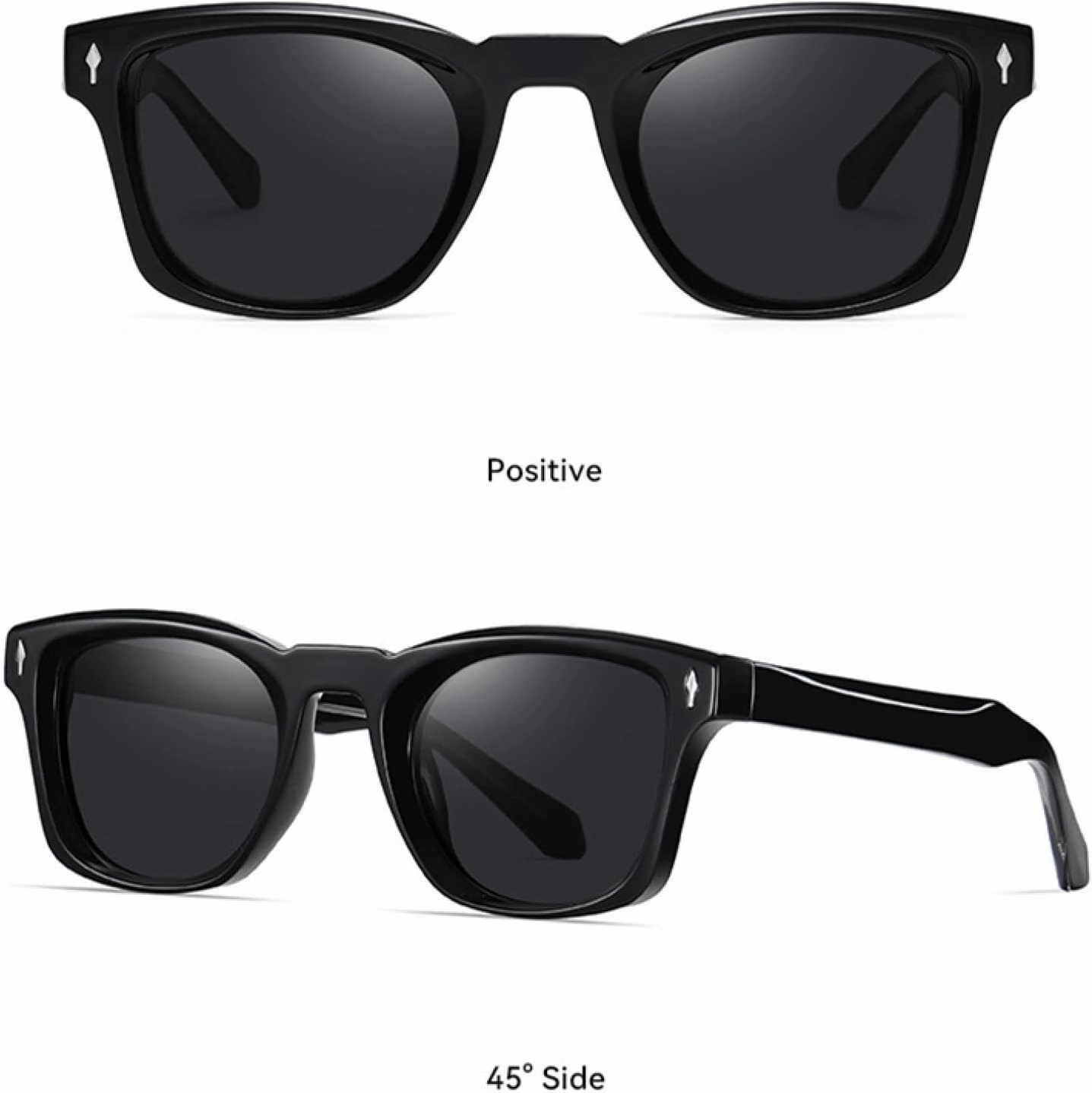 Small Frame Vintage Sunglasses Women for Men Male Sun Glasses Luxury Popular Punk Rivet Shades