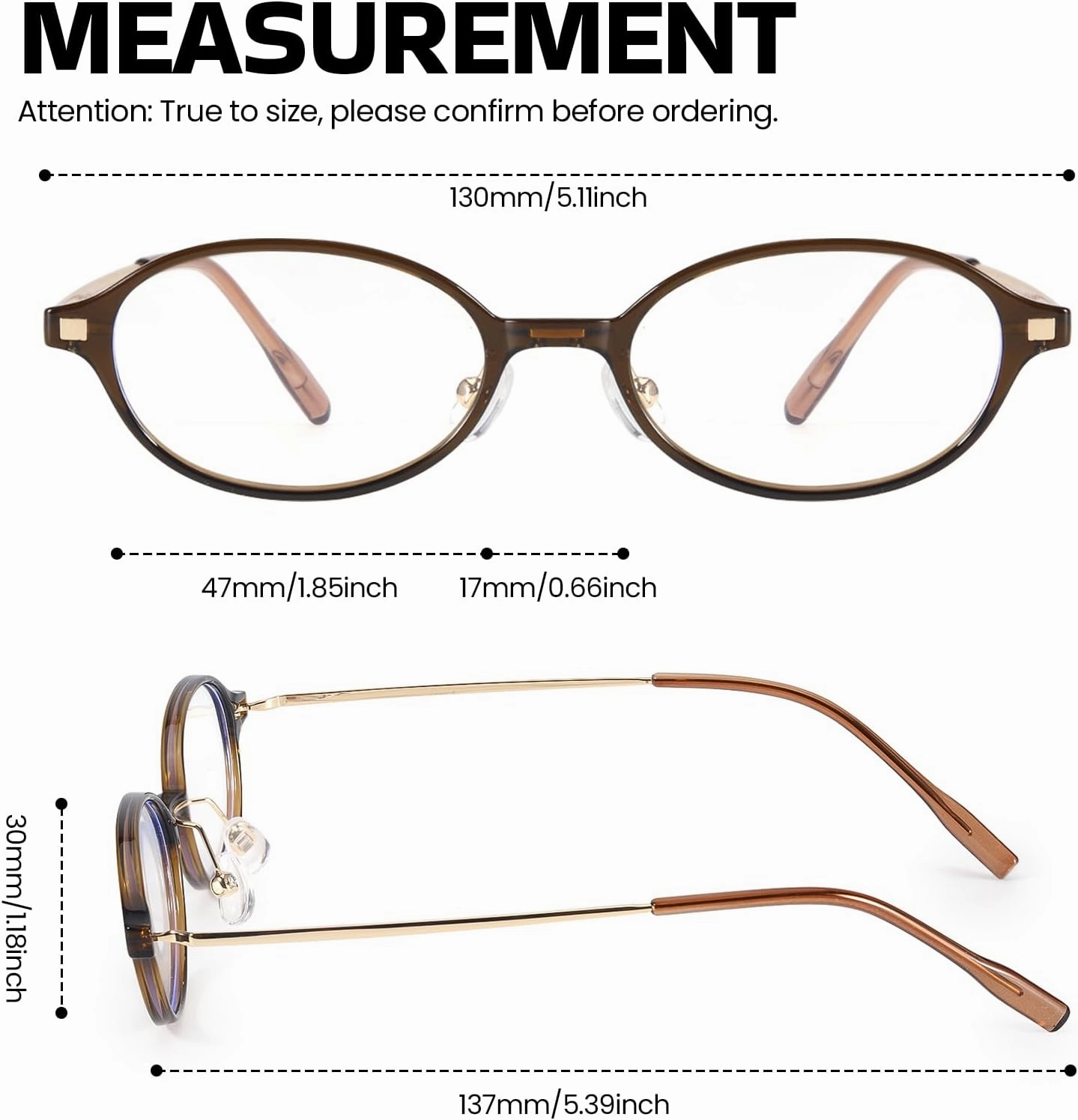 Small Retro Oval Fake Glasses for Women Fashion Blue Light Non Prescription Eyeglasses to Cosplay