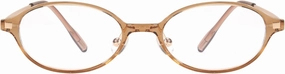 Small Retro Oval Fake Glasses for Women Fashion Blue Light Non Prescription Eyeglasses to Cosplay