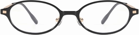 Small Retro Oval Fake Glasses for Women Fashion Blue Light Non Prescription Eyeglasses to Cosplay
