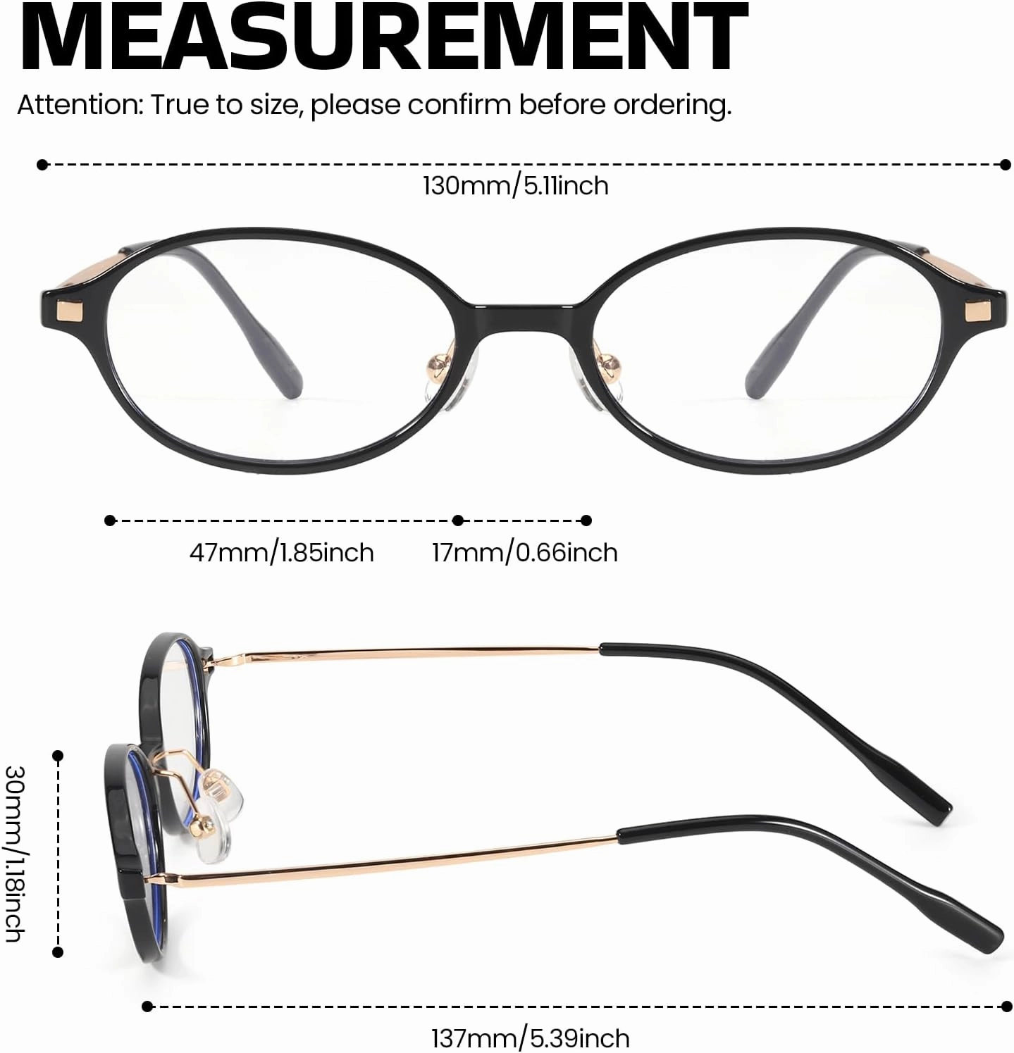 Small Retro Oval Fake Glasses for Women Fashion Blue Light Non Prescription Eyeglasses to Cosplay