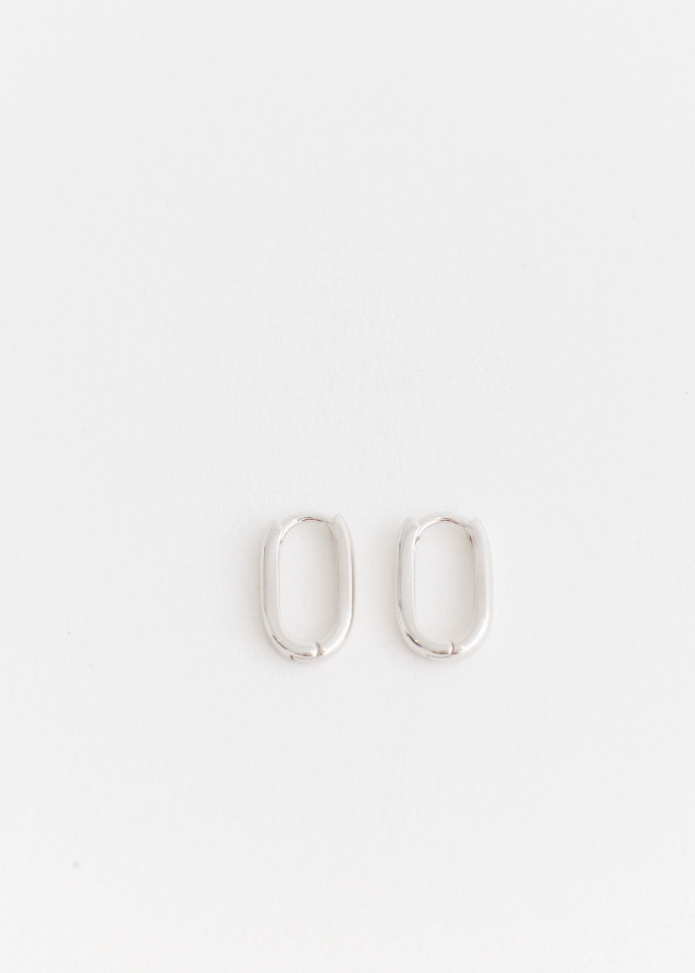 Small Squared Oval Hoops