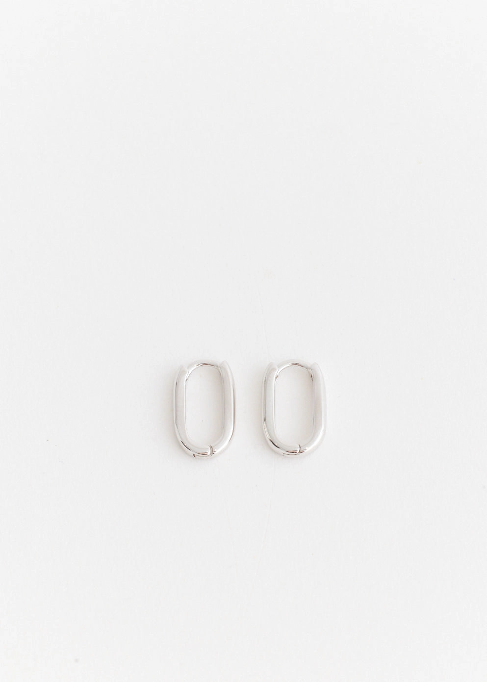 Small Squared Oval Hoops