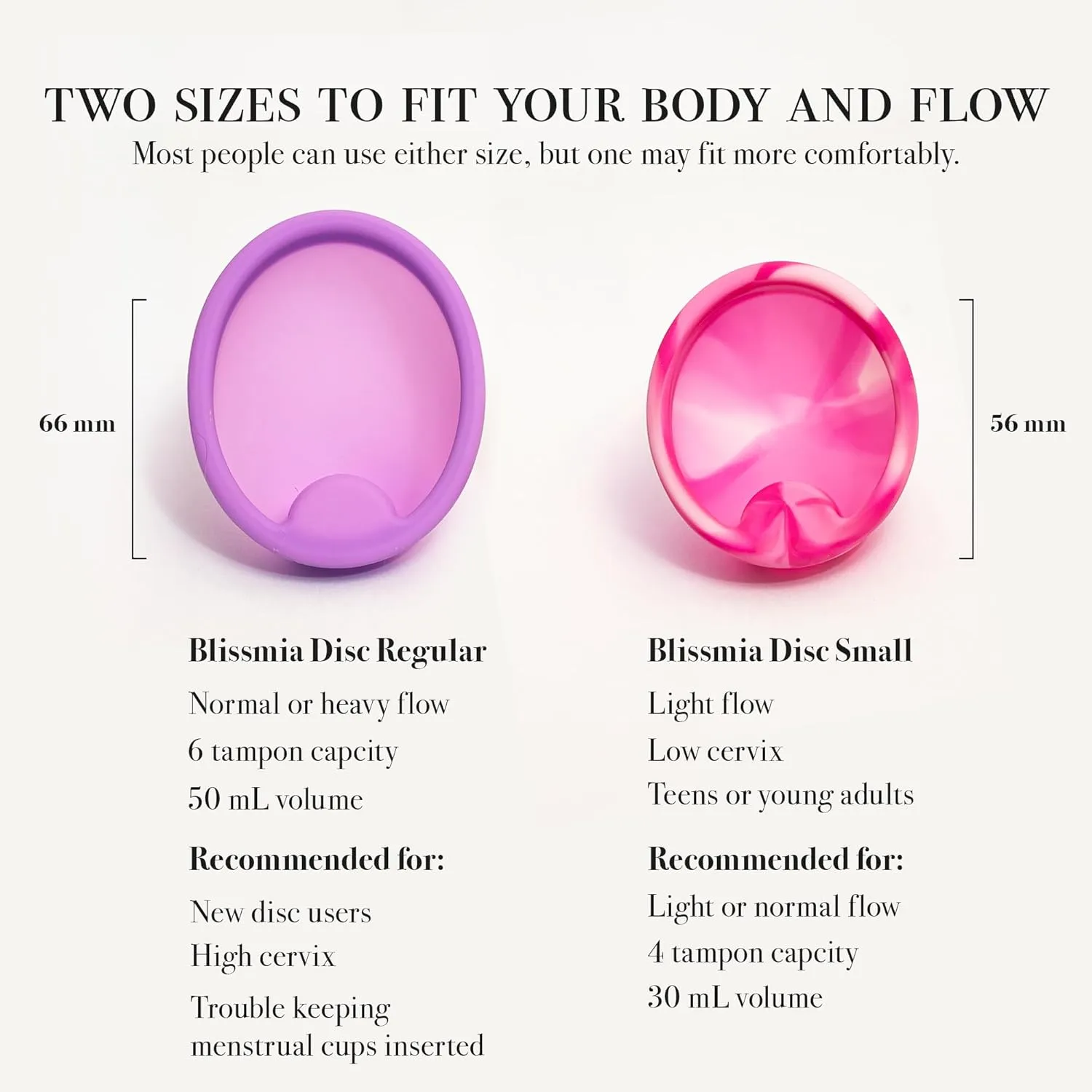 Soft Reusable Menstrual Cup & Disc Kit (Large) – Comfortable, Leak-Free Protection Up to 12 Hours – Easy Pull-Tab Removal – Medical-Grade Silicone – Includes Cup, Disc & Sterilizer Case