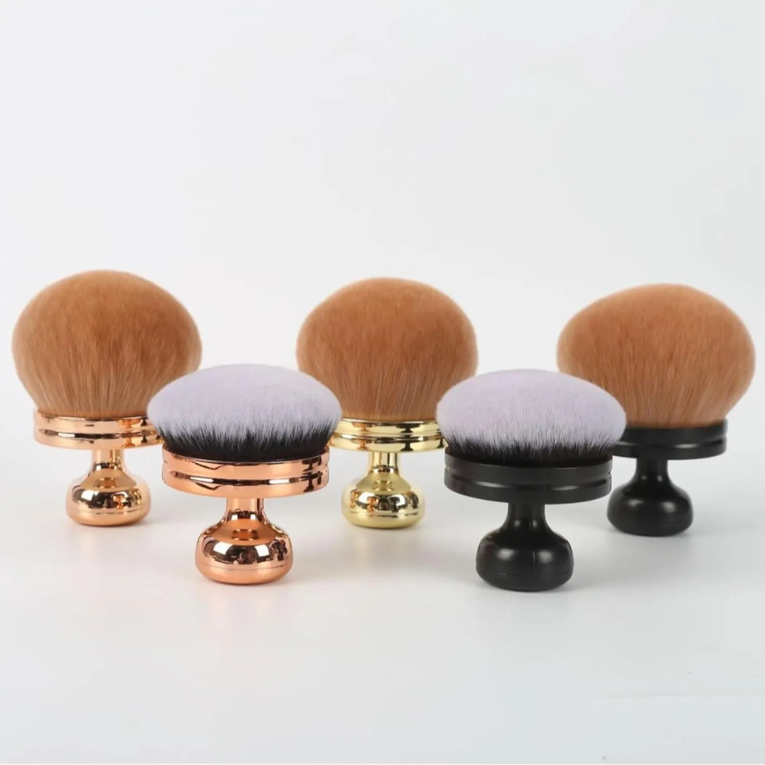 Soft round tip brush, multi-purpose face, neck, powder, powder brush, tanning brush