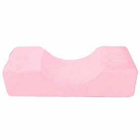 Soft Elastic Eyelash Extension Pillow, Neck Pillow with Comfortable Foam and Super Soft Flannelette, Eyelash Grafting U shaped Pillow, Eyelash Extension Tool for Beauty Salon(pink)