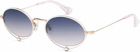 SOJOS Retro Oval Sunglasses for Women Trendy Lightweight Narrow Vintage Small Shades Non-Polarized Sun Glasses SJ1240