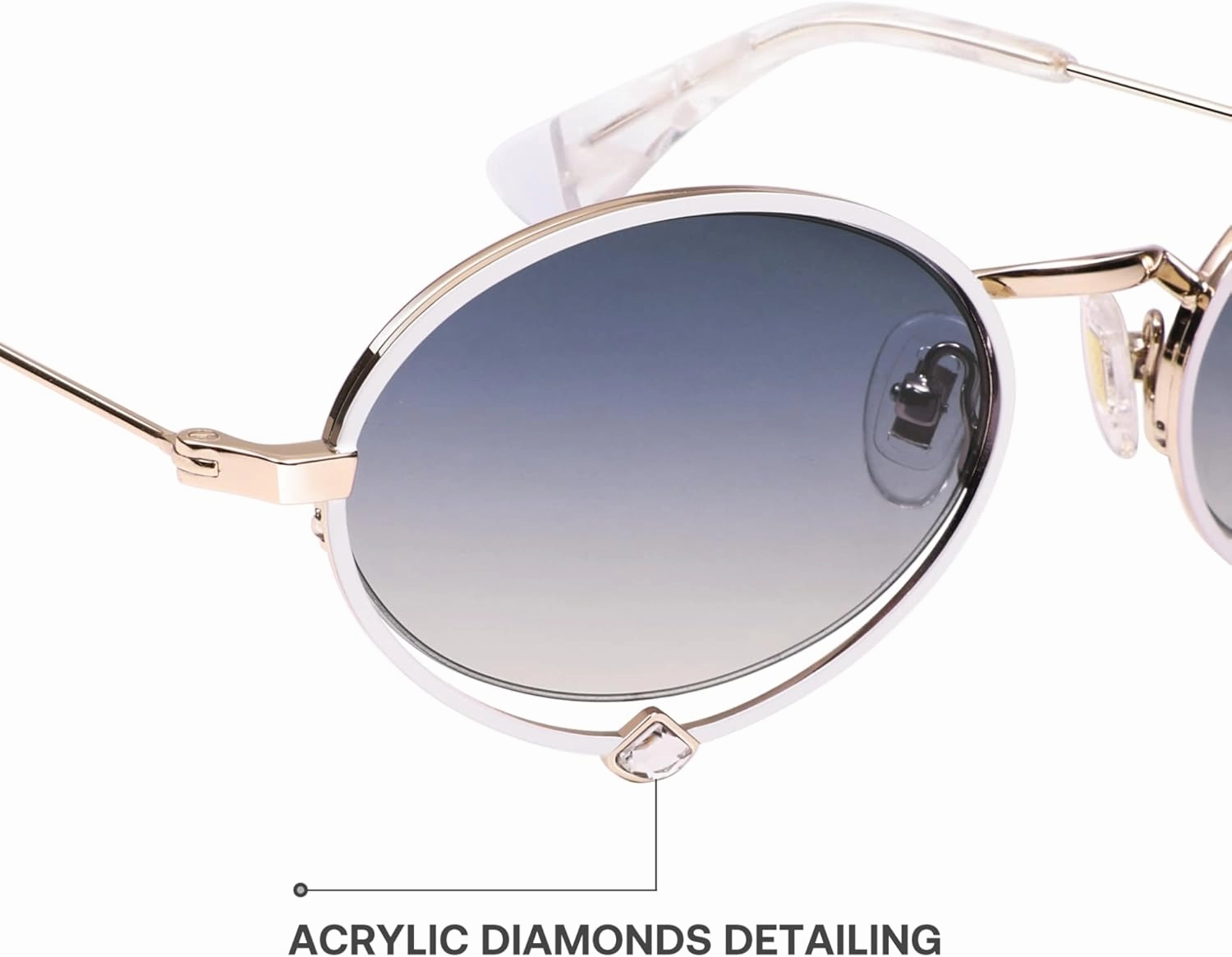 SOJOS Retro Oval Sunglasses for Women Trendy Lightweight Narrow Vintage Small Shades Non-Polarized Sun Glasses SJ1240