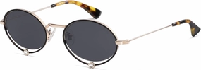 SOJOS Retro Oval Sunglasses for Women Trendy Lightweight Narrow Vintage Small Shades Non-Polarized Sun Glasses SJ1240
