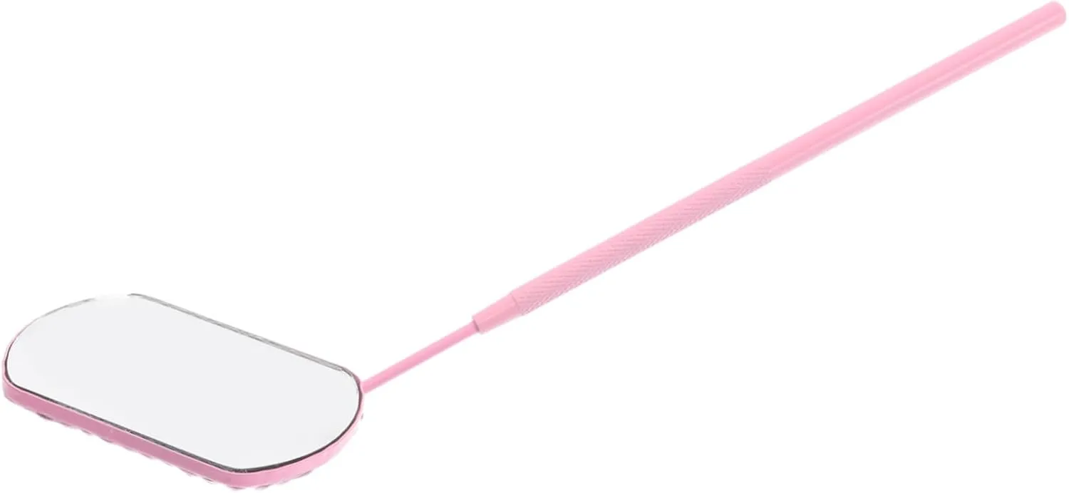 Stainless Steel Eyelash Extension Inspection Mirror Handheld Makeup Tool for Lash Portable Design and for Eyelash Extensions