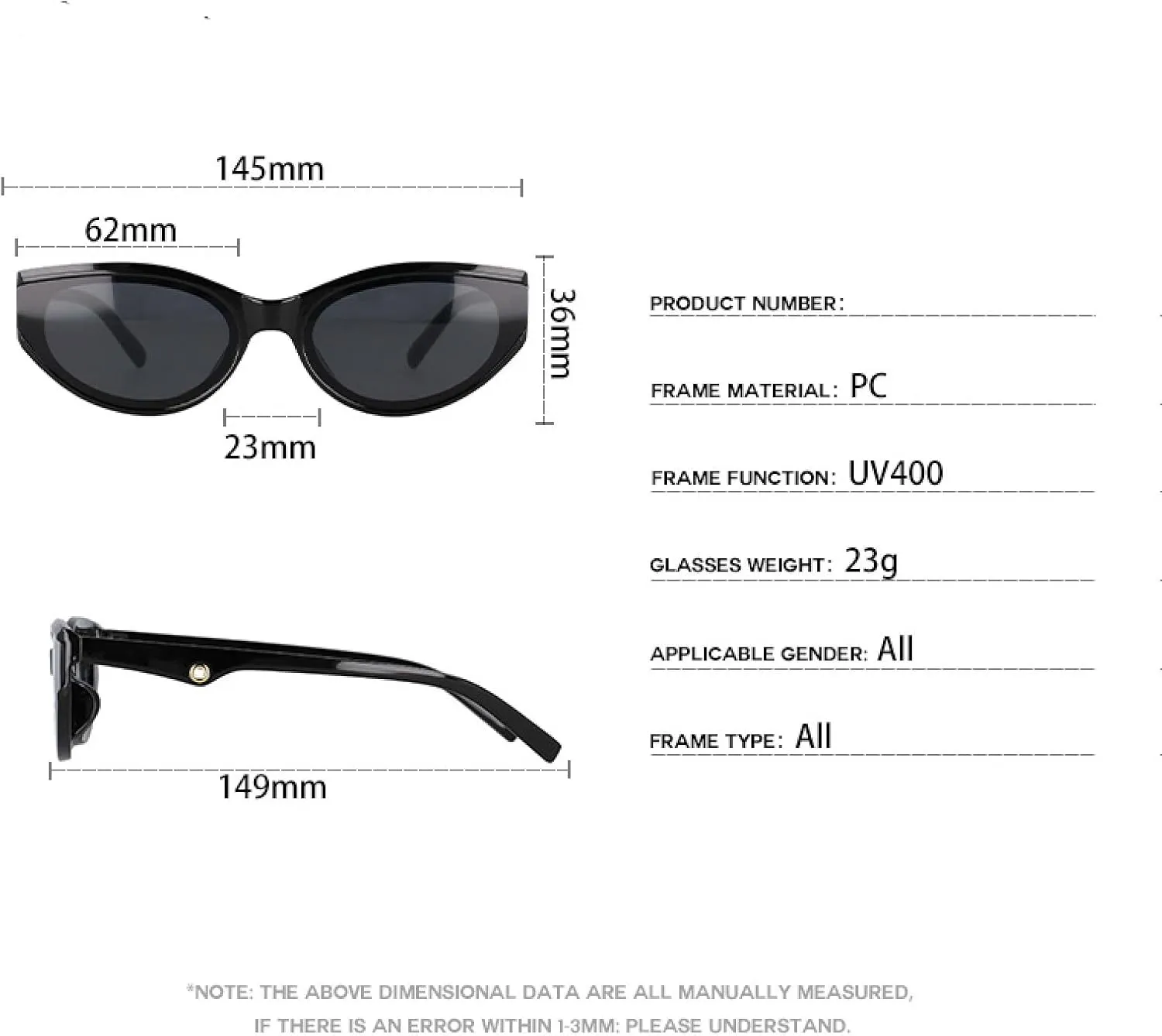 Sunglasses Women Small Sun Glasses Female Uv400