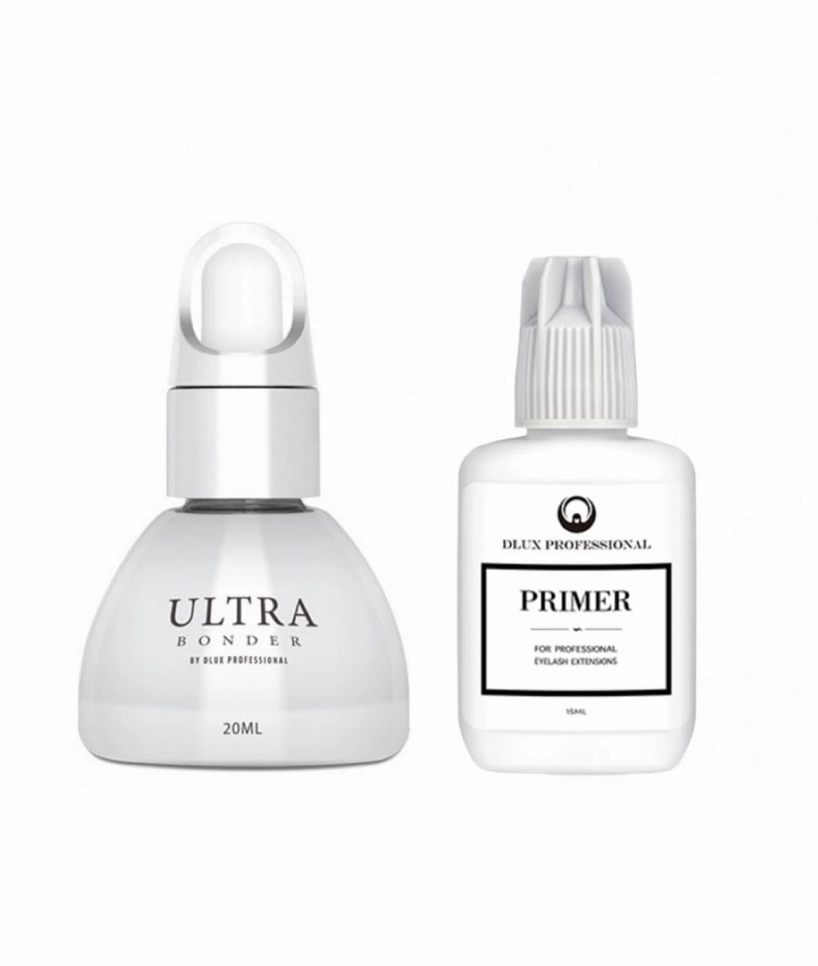 Superbonder and Primer Set, Ultra Bonder for Longer Retention, Super Bonder for Longer Retention, Bond and Primer for Eyelash Extensions with Lash Sealant, (Bonder Primer)