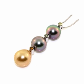 Tahitian Pearls and Coloured Diamonds
