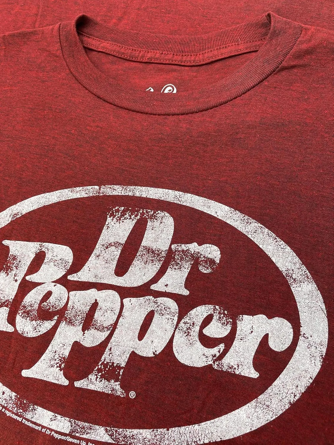 Tee Luv Men's Faded Dr Pepper Soda Logo Shirt