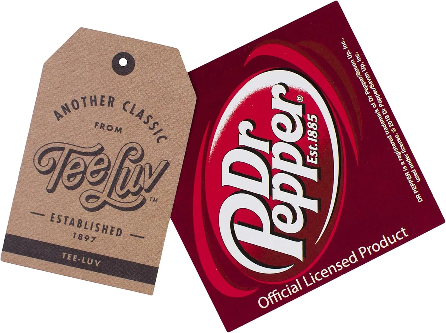 Tee Luv Men's Faded Dr Pepper Soda Logo Shirt